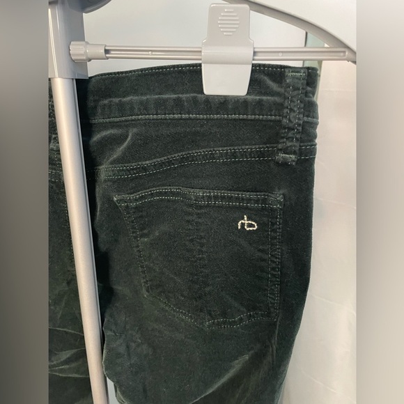 Rag & Bone Ankle Skinny Fit Stretch Pants Green Velvet Womens Sz‎ 27 - Picture 4 of 8
